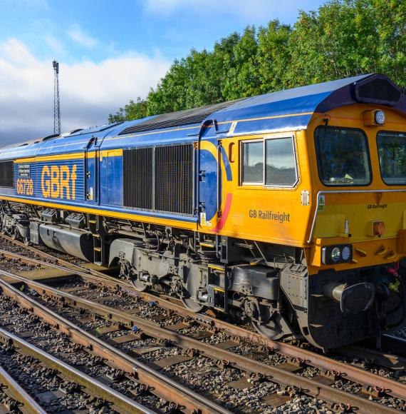 GB Railfreight Train