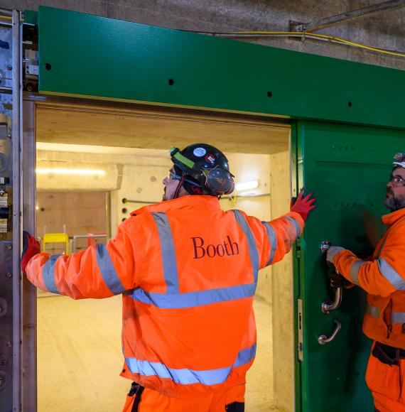 Test Fitting Passage Door