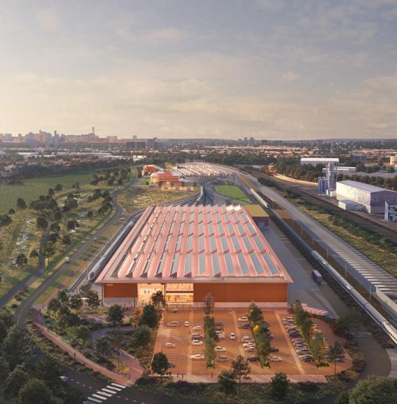 Aerial View of Washwood Depot