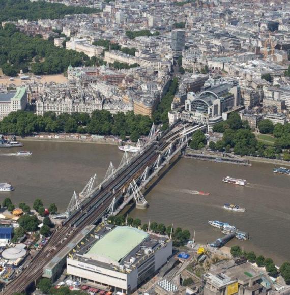 Aerial Shot of Charing Cross
