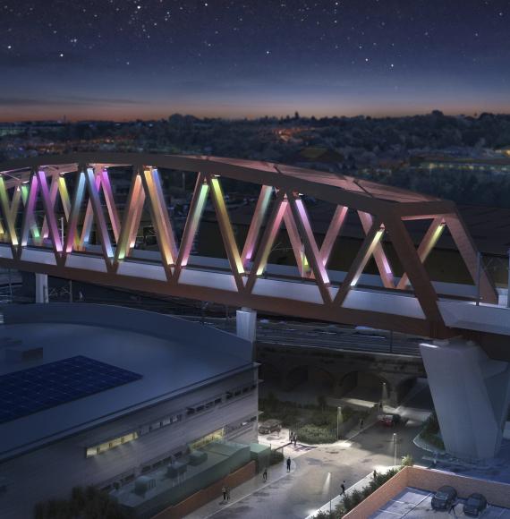 Visualisation of Curzon No 2 viaduct