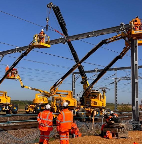 Overhead Line Equipment Work