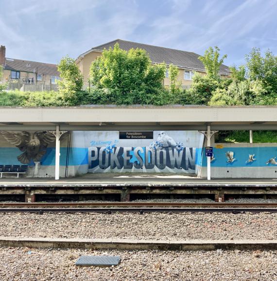 Pokesdown Platform and Mural