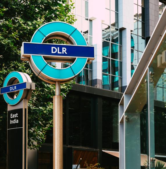 DLR sign London
