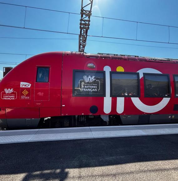 First battery powered regional train in France 