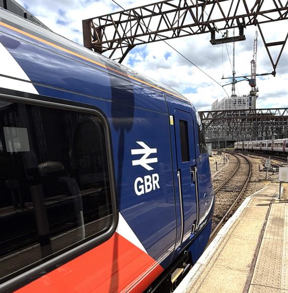 Greater Anglia Train with PANDAS