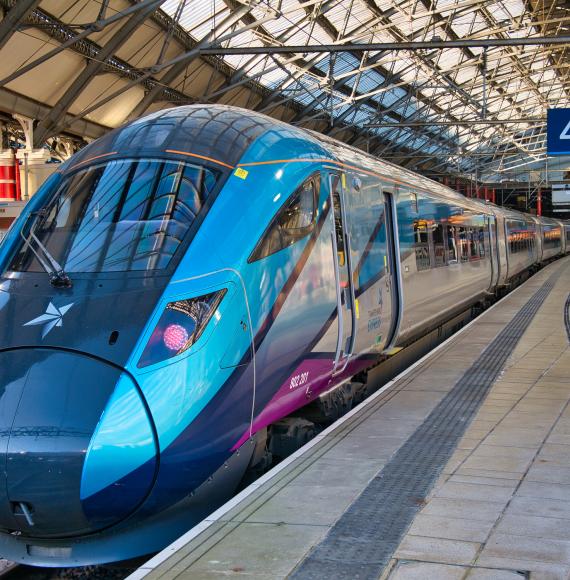 TPE train in Liverpool