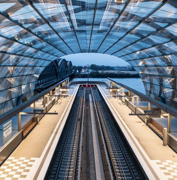 Glass Rail Tunnel