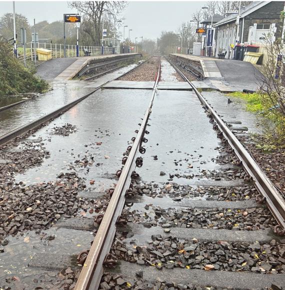 Flooding at Barrhill