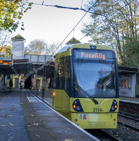 Heaton Park Metrolink Stop