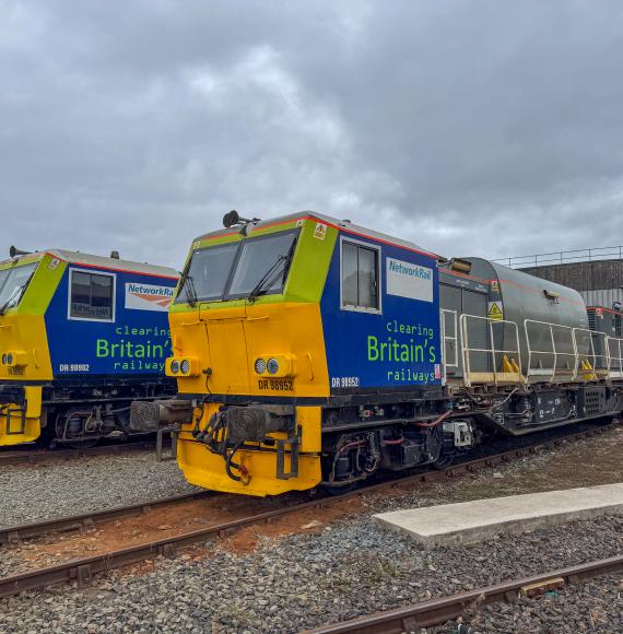 Leafbuster trains at Wigan depot 2