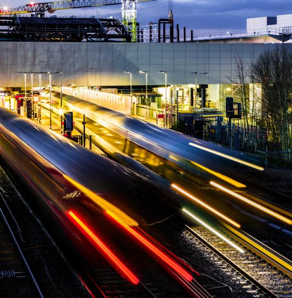 Train Blurred Motion