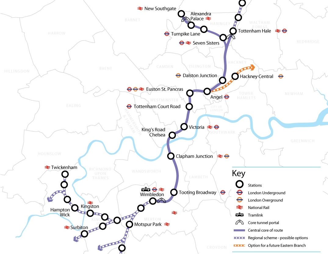 TfL appoints consulting groups to develop Crossrail 2 plans