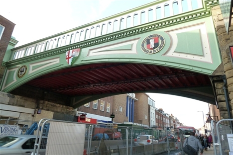 Worcester rail bridge repairs complete