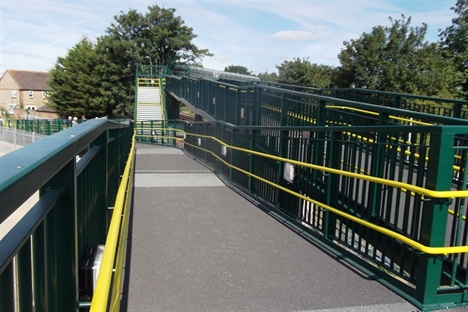 High-risk level crossing footpath replaced