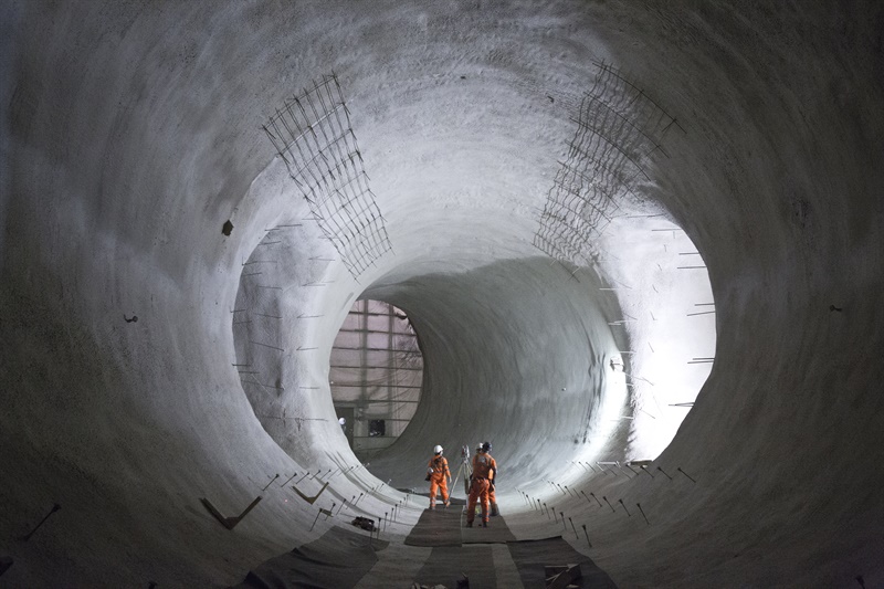 2 Bond Street platform tunnels  161013