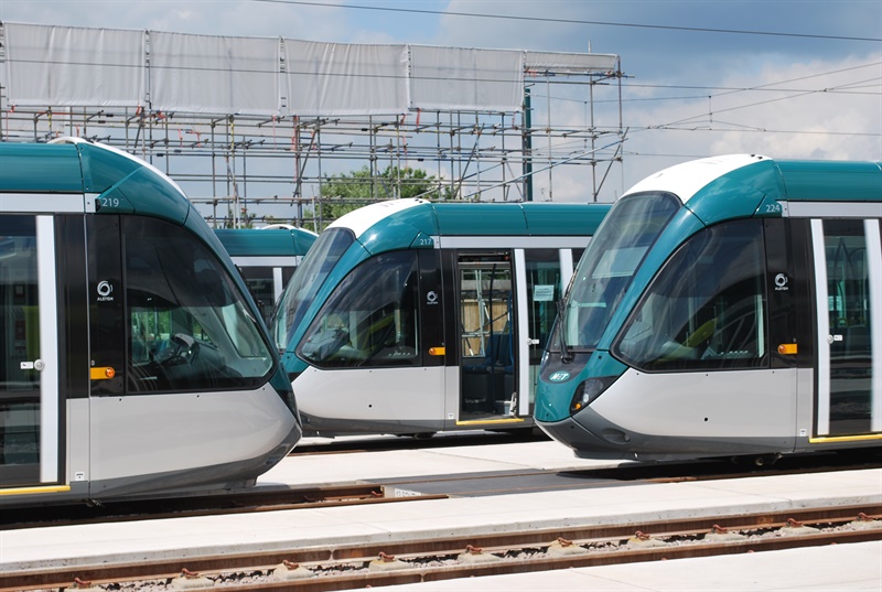 2  new Citadis trams, July 14, c. Jonathan Smith at Alstom