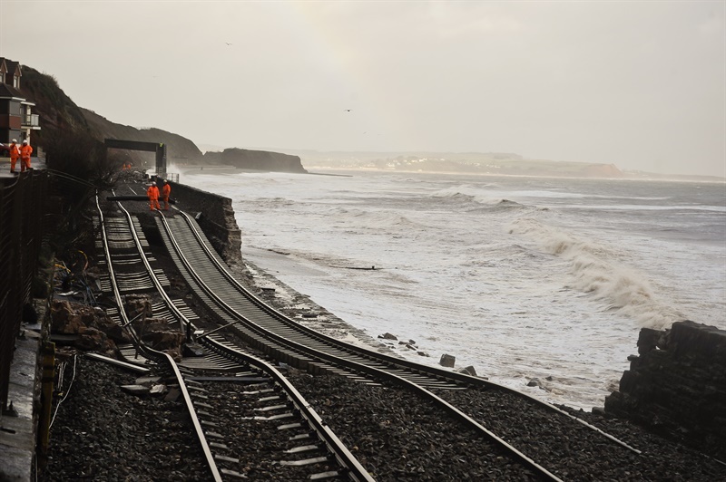 Further study of new route via Okehampton as Dawlish alternative 