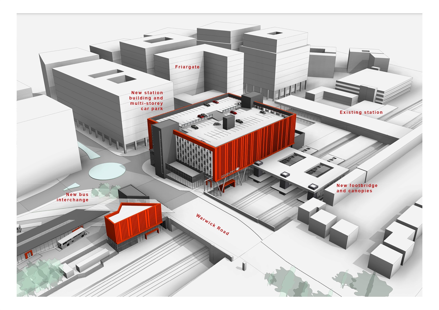 Coventry station £82m masterplan given the go-ahead by city council