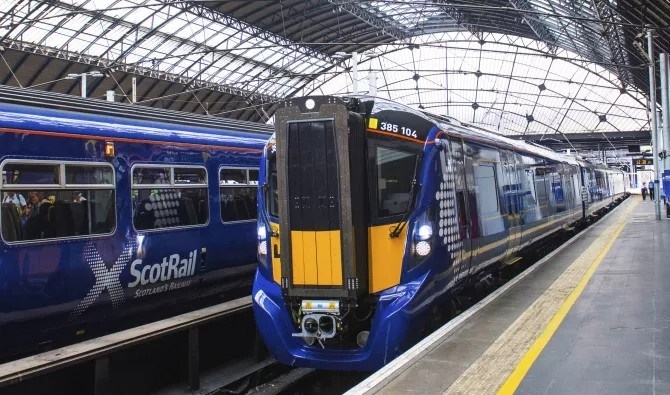 ScotRail’s new Hitachi Class 385 trains launched into service on Shotts line 