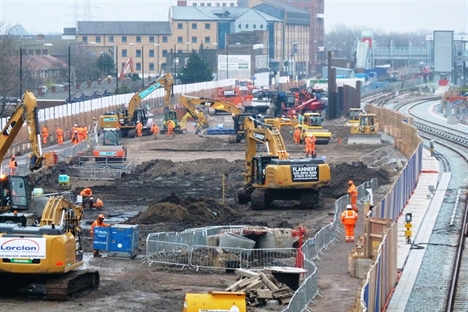 Victoria Dock portal construction work starts