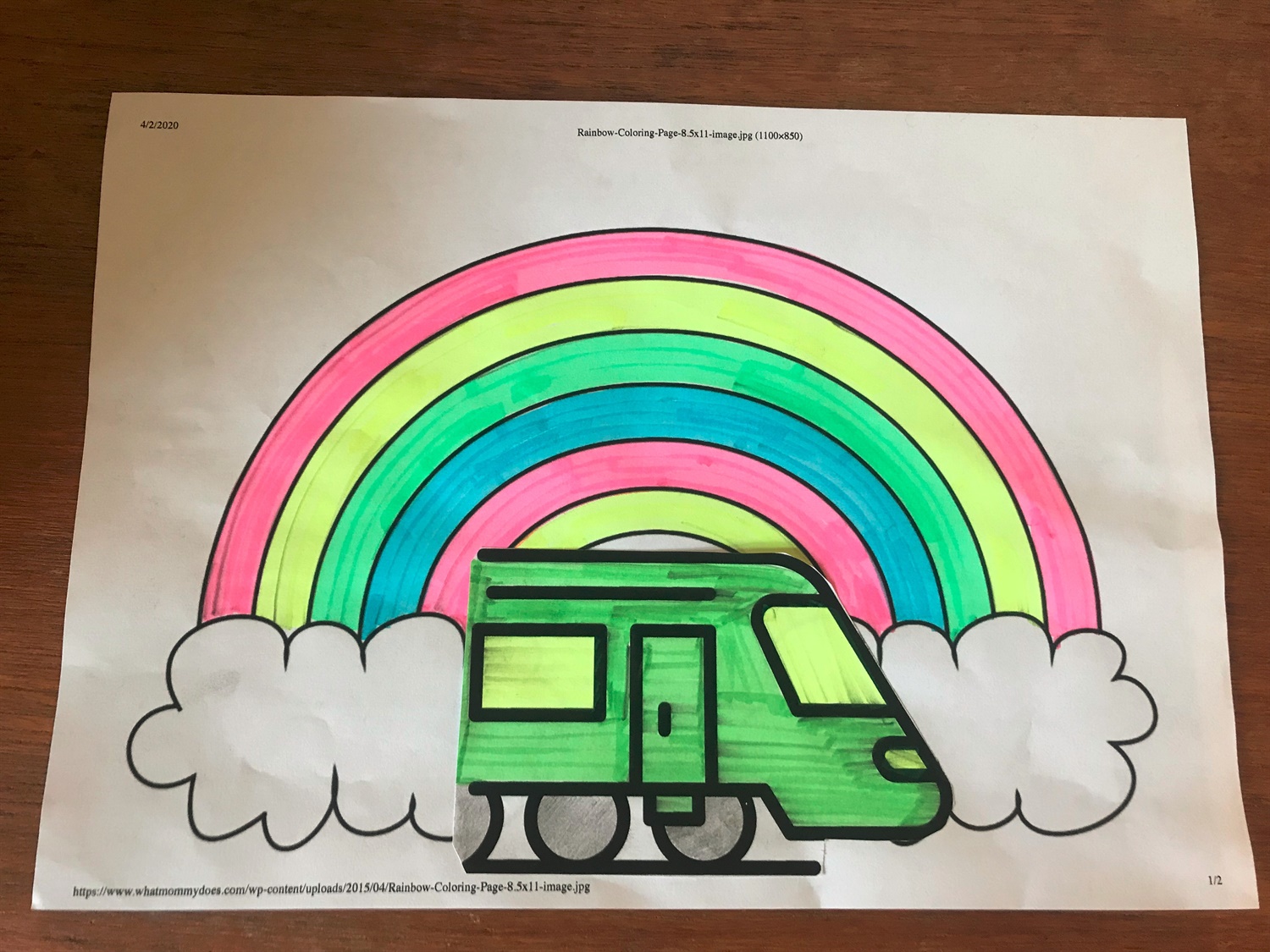 41 An example of Railway Rainbows artwork