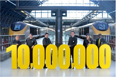 Eurostar carried 10 million passengers in 2013