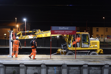 Stafford resignalling Stafford resignalling