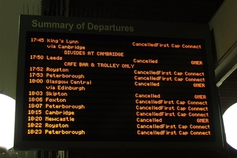 Network Rail still failing on punctuality – ORR