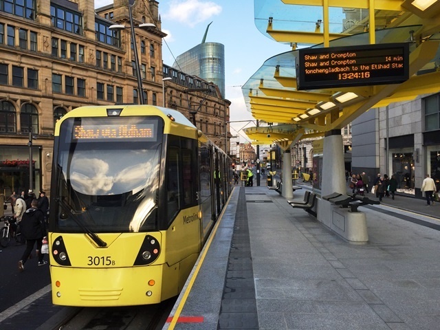 How do tram and rail passengers compare?