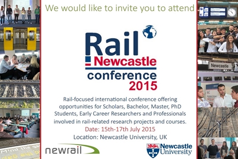 Innovative research at rail conference