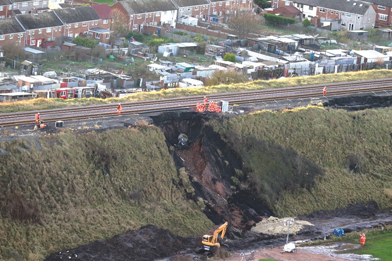 Sensors to determine embankment stability