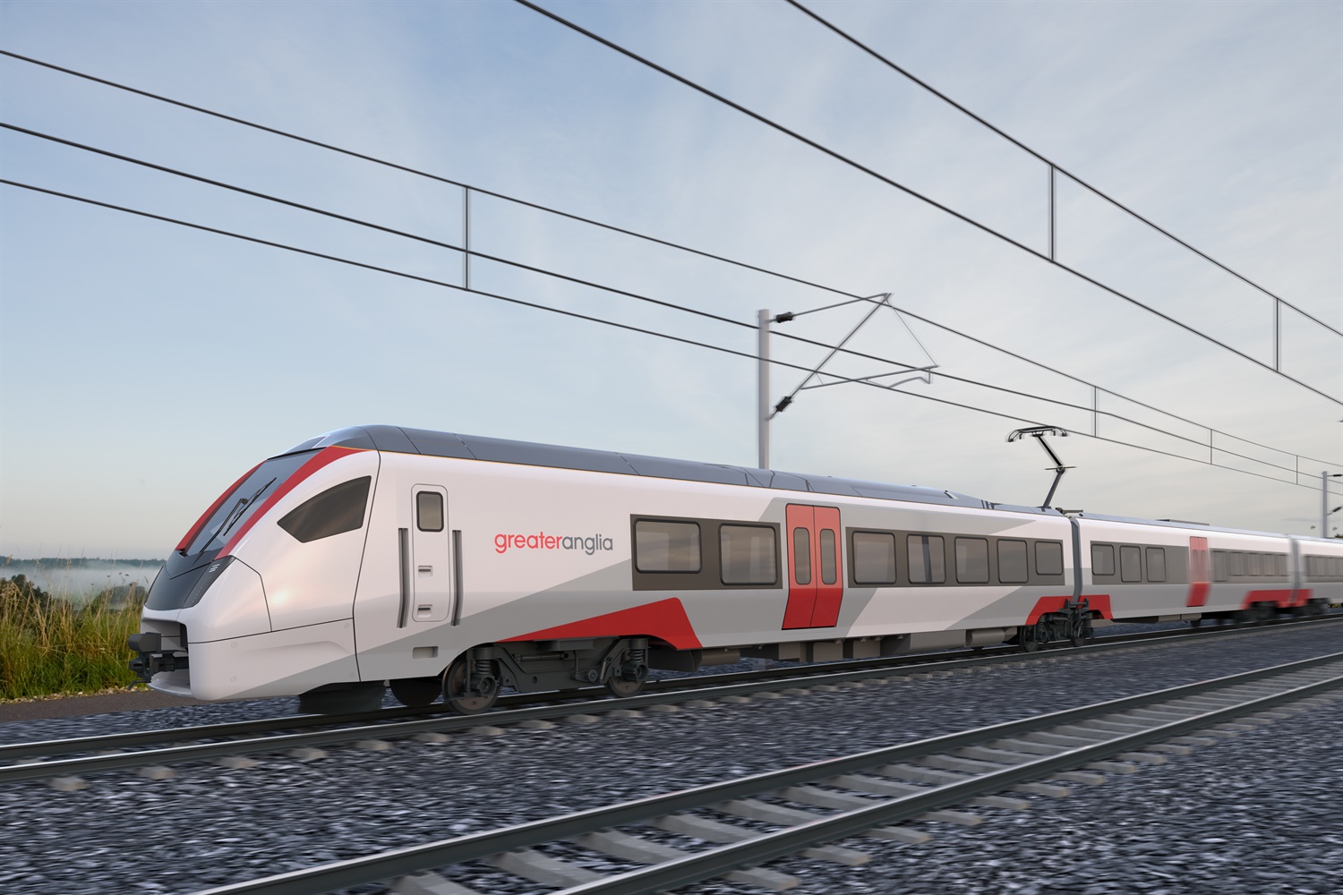 Greater Anglia finalises new Stadler FLIRT train designs