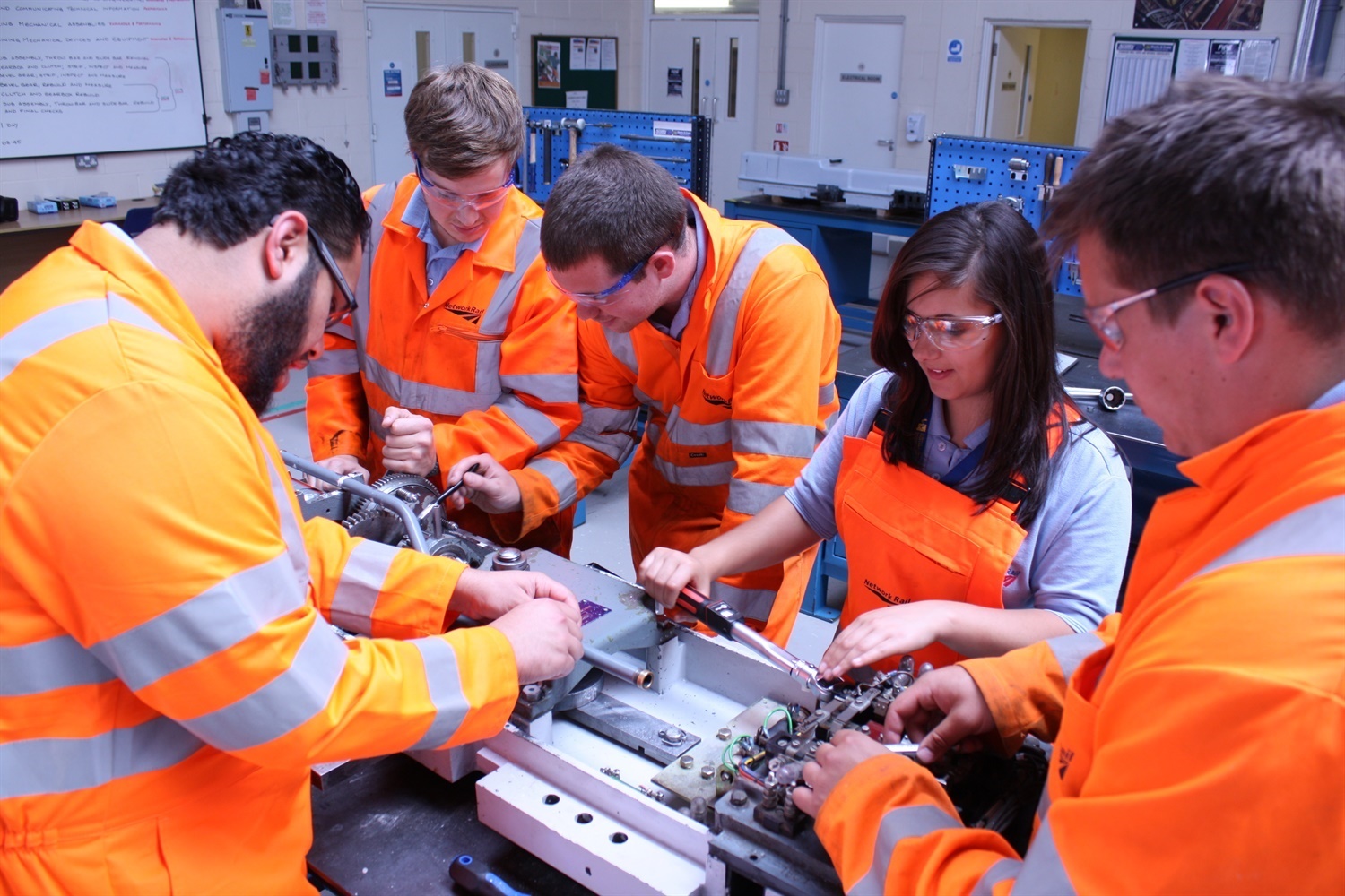 Rail academy construction progressing at pace