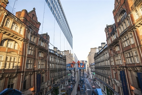 Birmingham New Street cladding begins