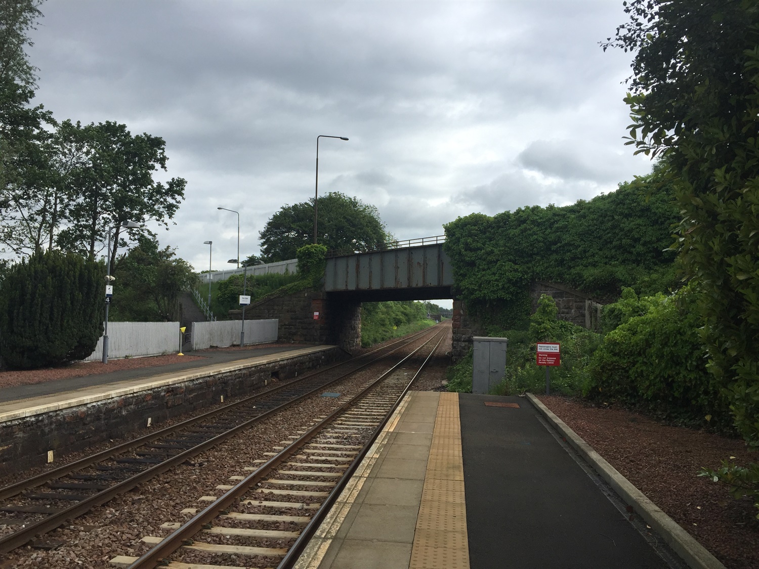 Pre-electrification work at West Calder suffers delays