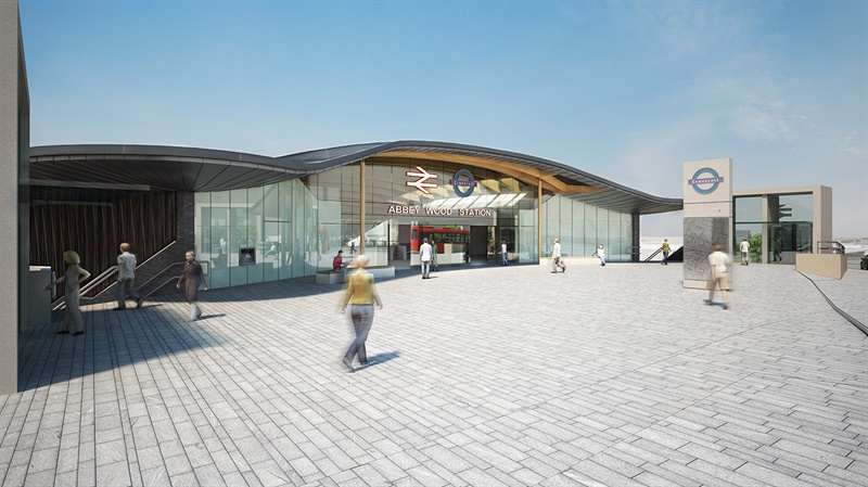 Abbey Wood Station Design - Architects Impression 86701