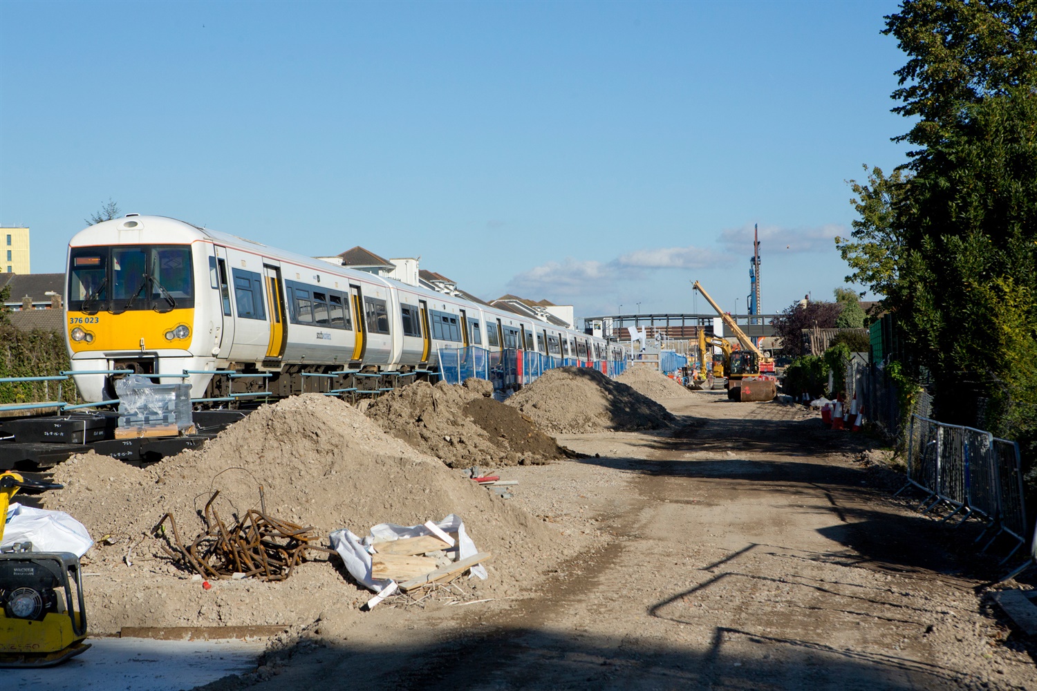 Abbey Wood Station works October 2015 209882