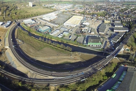 Freight industry celebrates as first train tested on Ipswich Chord