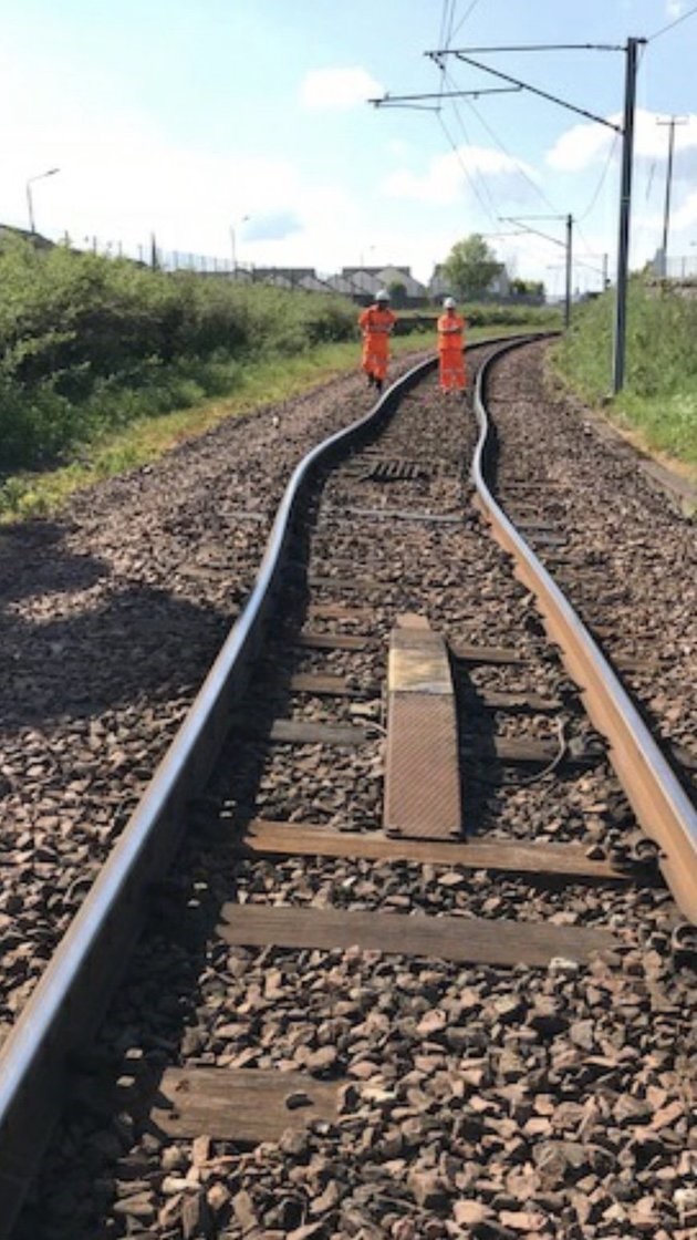 Buckled Lines c Network Rail