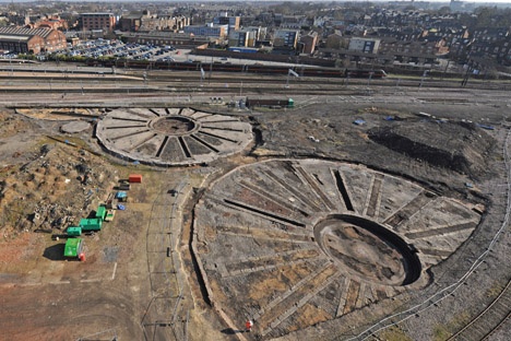 Abandoned North Eastern Railway roundhouses opened to public