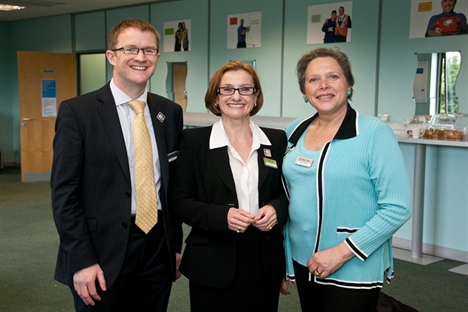 David Horne, Adeline Ginn, Baroness Kramer at WiR event