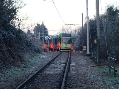 RAIB to investigate Croydon Tramlink derailment 