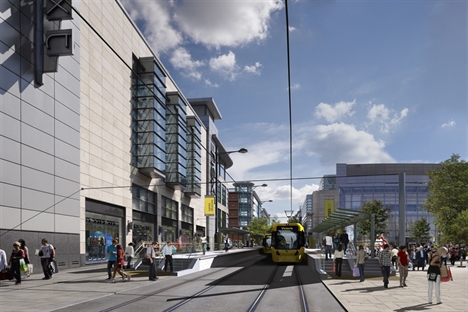 Manchester Metrolink to get new route across city centre