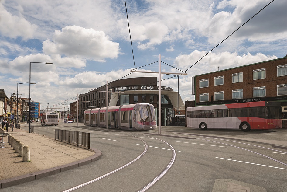 Route chosen for Midland Metro’s Eastside extension 