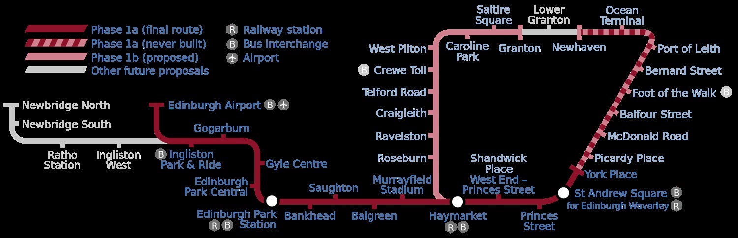 Edinburgh tram extension c. David Arthur