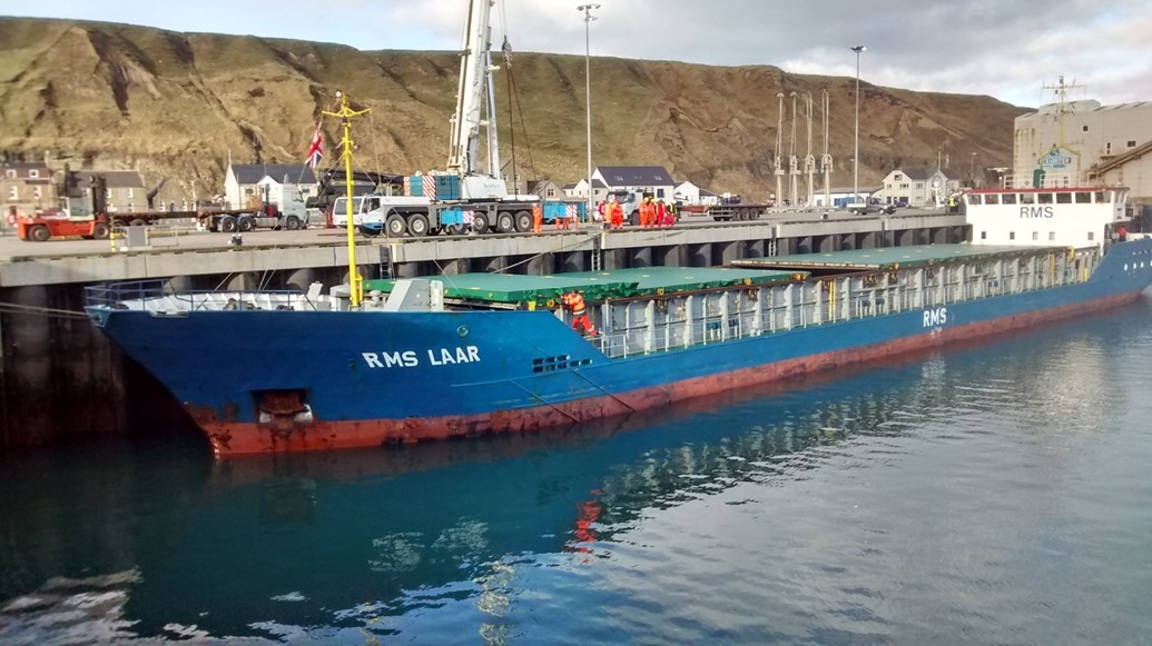 NR delivers rails for Far North Line renewals for first time in Scotland by sea