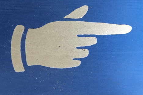 Pointing fingers