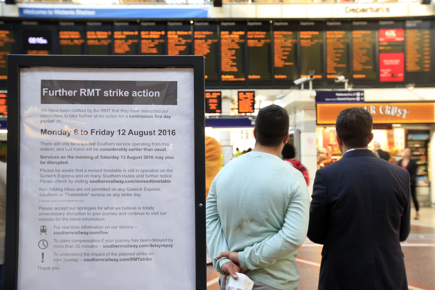 RMT’s five-day strike on Southern starts