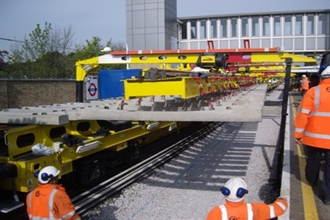 Metronet deploys Tube Lines' new high-output track renewals train